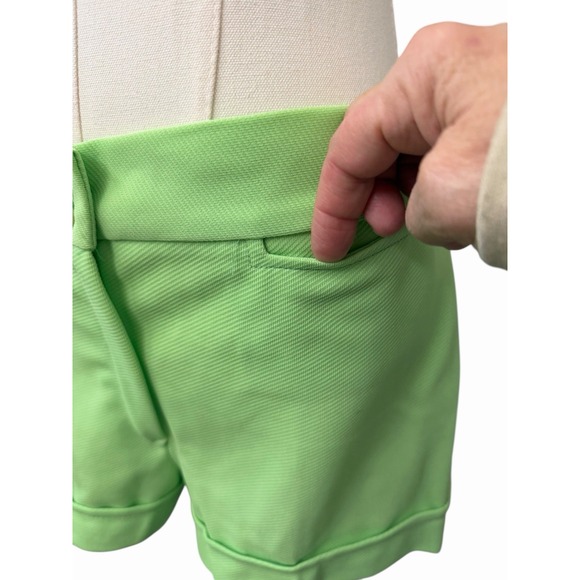 True Vintage 70s Sears Jr Bazaar Halter Top Shorts Set Lime Green MCM Y2K Surf - Picture 7 of 16